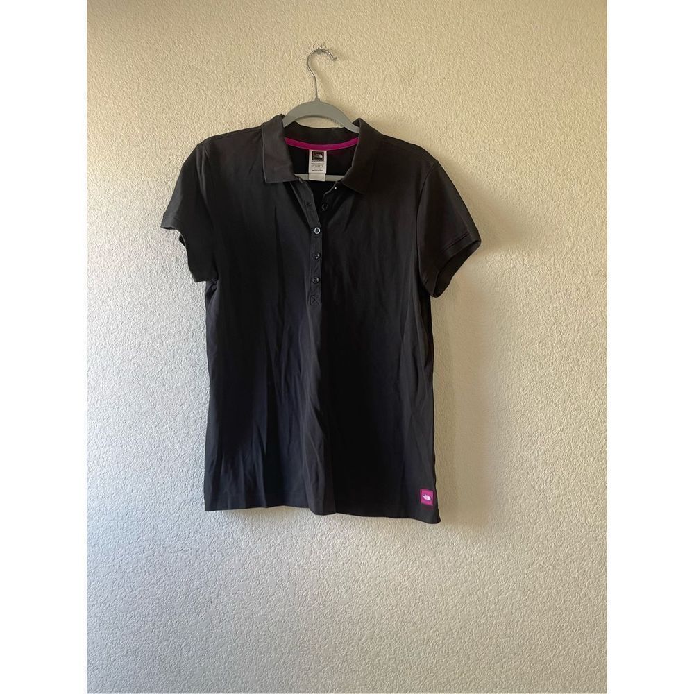 The north face‎ black short sleeve polo size xl